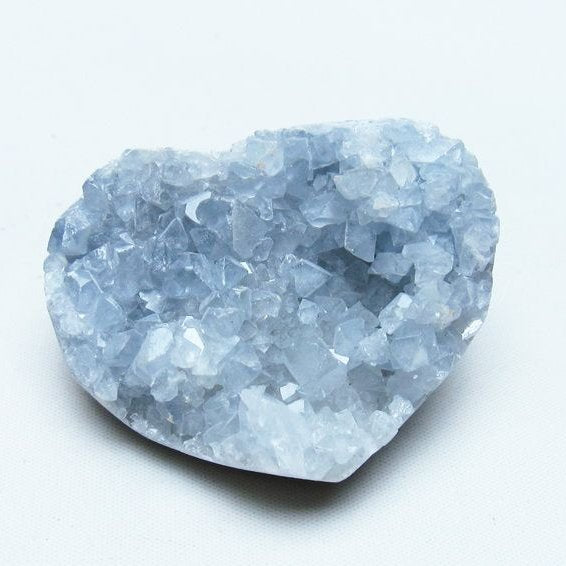 セレスタイト 原石 天青石 ハート 一点物 171-9279