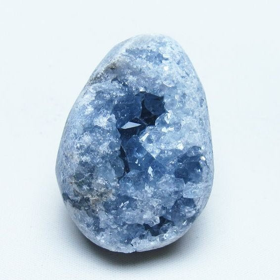 セレスタイト 原石 天青石 ハート 一点物 171-9284