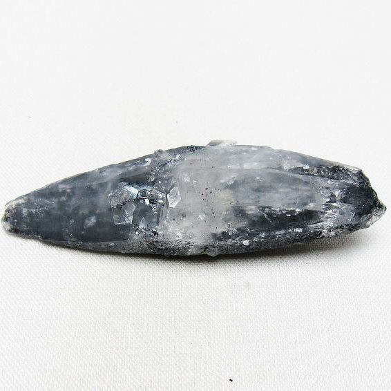 レーザークリスタル 水晶 クラスター 水晶 原石 スティブナイト 輝安鉱入り 一点物 172-3336