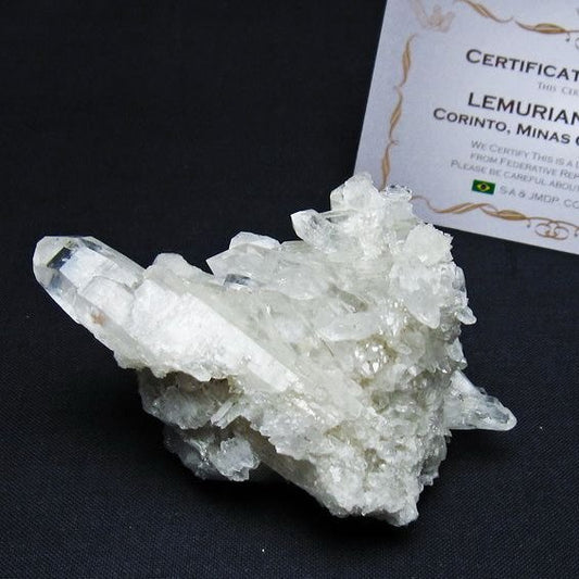 レムリアンシード 水晶 クラスター 原石 ブラジル ミナスジェライス州 コリント産 一点物 172-4133