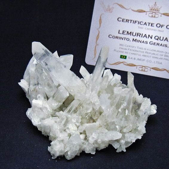 レムリアンシード 水晶 クラスター 原石 ブラジル ミナスジェライス州 コリント産 一点物 172-4137