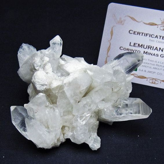 レムリアンシード 水晶 クラスター 原石 ブラジル ミナスジェライス州 コリント産 一点物 172-4138