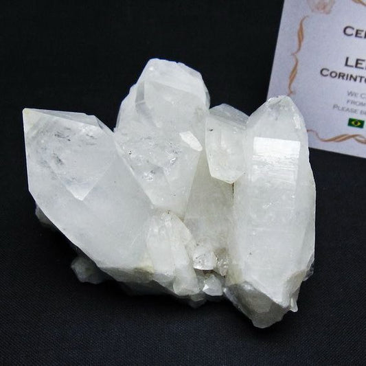 レムリアンシード 水晶 クラスター 原石 ブラジル ミナスジェライス州 コリント産 一点物 172-4147