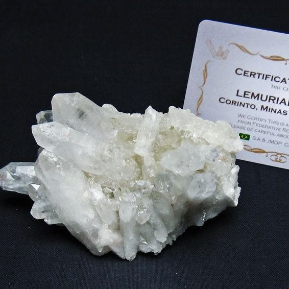 レムリアンシード 水晶 クラスター 原石 ブラジル ミナスジェライス州 コリント産 一点物 172-4148
