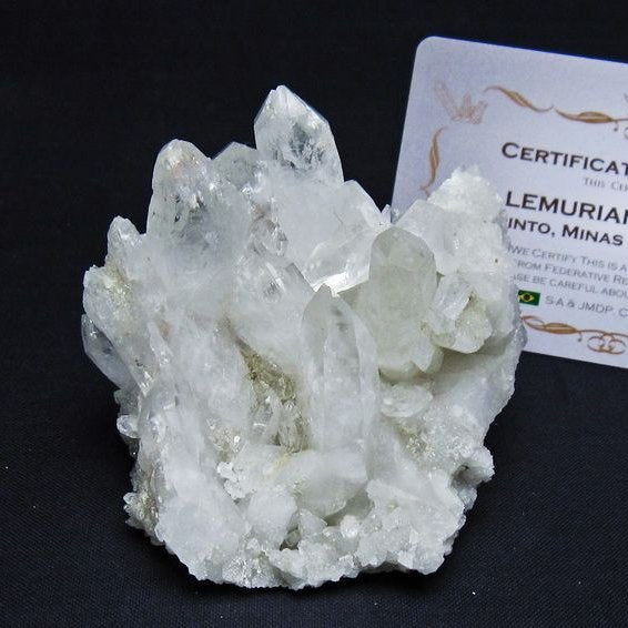 レムリアンシード 水晶 クラスター 原石 ブラジル ミナスジェライス州 コリント産 一点物 172-4150