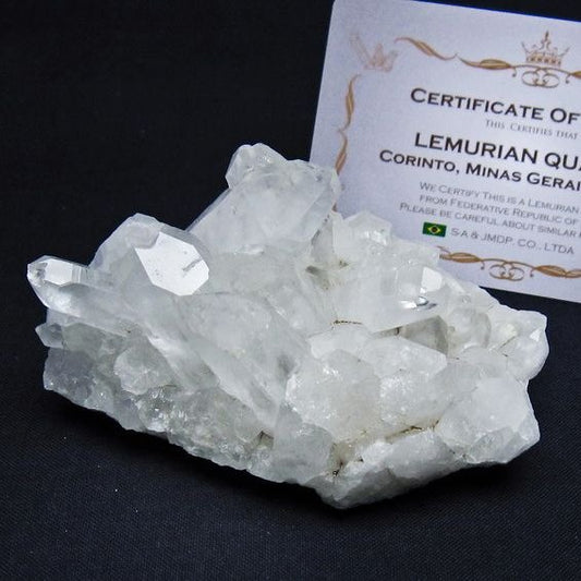 レムリアンシード 水晶 クラスター 原石 ブラジル ミナスジェライス州 コリント産 一点物 172-4151