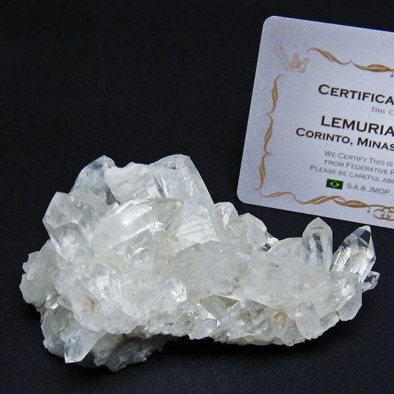レムリアンシード 水晶 クラスター 原石 ブラジル ミナスジェライス州 コリント産 一点物 172-4154