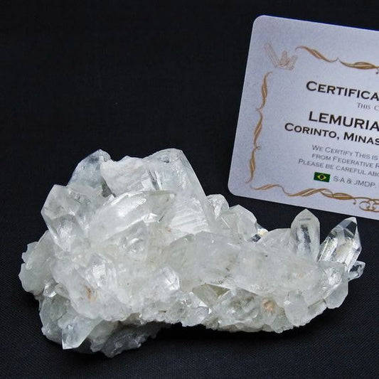レムリアンシード 水晶 クラスター 原石 ブラジル ミナスジェライス州 コリント産 一点物 172-4154