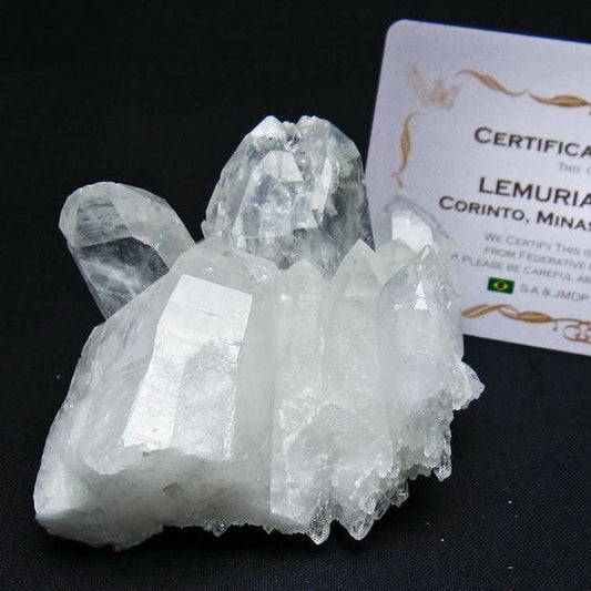 レムリアンシード 水晶 クラスター 原石 ブラジル ミナスジェライス州 コリント産 一点物 172-4156