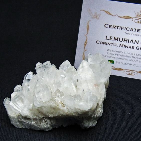 レムリアンシード 水晶 クラスター 原石 ブラジル ミナスジェライス州 コリント産 一点物 172-4159