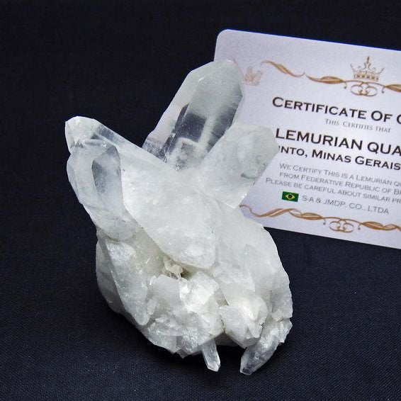 レムリアンシード 水晶 クラスター 原石 ブラジル ミナスジェライス州 コリント産 一点物 172-4166