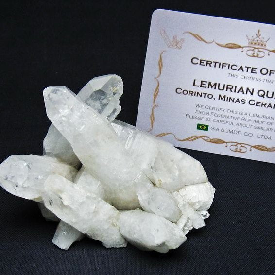 レムリアンシード 水晶 クラスター 原石 ブラジル ミナスジェライス州 コリント産 一点物 172-4167