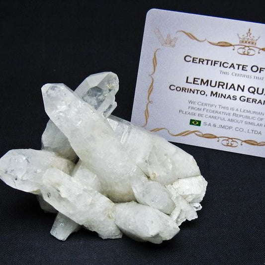 レムリアンシード 水晶 クラスター 原石 ブラジル ミナスジェライス州 コリント産 一点物 172-4167