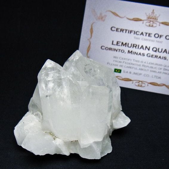 レムリアンシード 水晶 クラスター 原石 ブラジル ミナスジェライス州 コリント産 一点物 172-4170