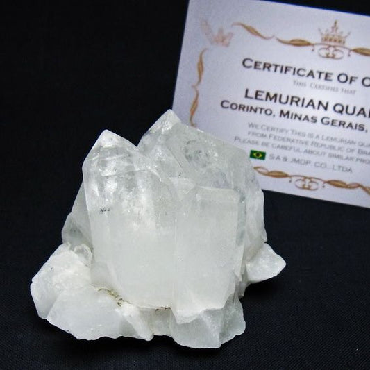 レムリアンシード 水晶 クラスター 原石 ブラジル ミナスジェライス州 コリント産 一点物 172-4170