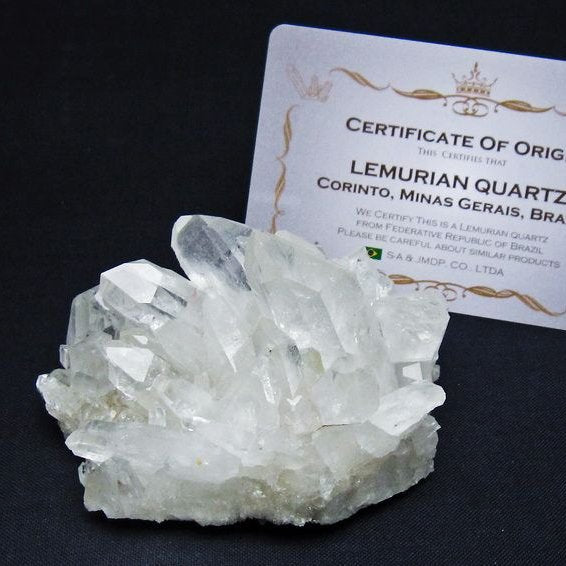 レムリアンシード 水晶 クラスター 原石 ブラジル ミナスジェライス州 コリント産 一点物 172-4173