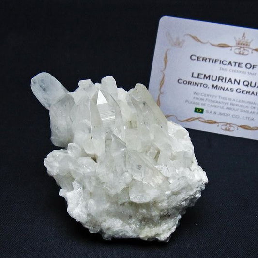 レムリアンシード 水晶 クラスター 原石 ブラジル ミナスジェライス州 コリント産 一点物 172-4174