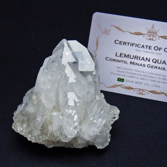 レムリアンシード 水晶 クラスター 原石 ブラジル ミナスジェライス州 コリント産 一点物 172-4175