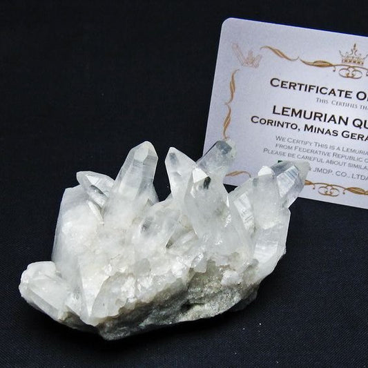 レムリアンシード 水晶 クラスター 原石 ブラジル ミナスジェライス州 コリント産 一点物 172-4177