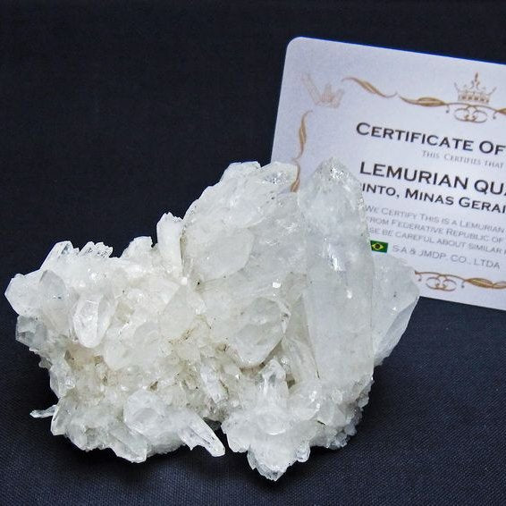 レムリアンシード 水晶 クラスター 原石 ブラジル ミナスジェライス州 コリント産 一点物 172-4178