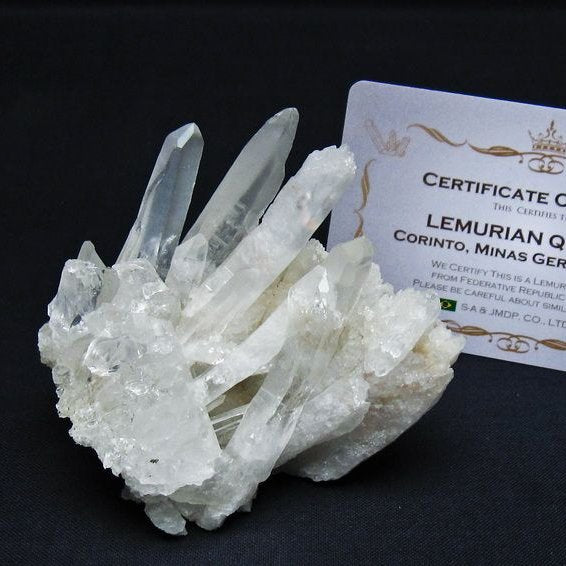 レムリアンシード 水晶 クラスター 原石 ブラジル ミナスジェライス州 コリント産 一点物 172-4179