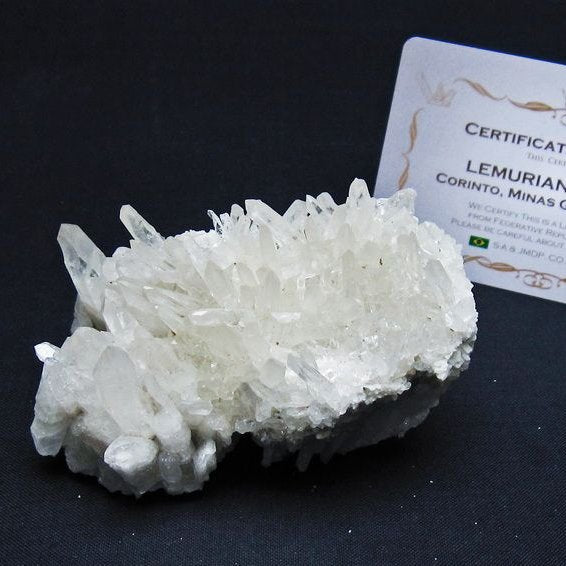 レムリアンシード 水晶 クラスター 原石 ブラジル ミナスジェライス州 コリント産 一点物 172-4184