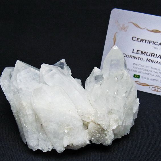 レムリアンシード 水晶 クラスター 原石 ブラジル ミナスジェライス州 コリント産 一点物 172-4185