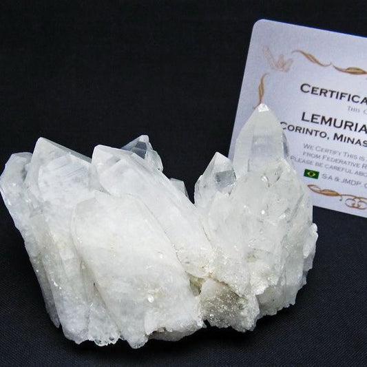 レムリアンシード 水晶 クラスター 原石 ブラジル ミナスジェライス州 コリント産 一点物 172-4185