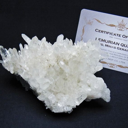 レムリアンシード 水晶 クラスター 原石 ブラジル ミナスジェライス州 コリント産 一点物 172-4186