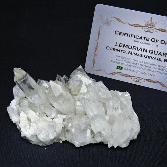 レムリアンシード 水晶 クラスター 原石 ブラジル ミナスジェライス州 コリント産 一点物 172-4187