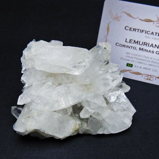 レムリアンシード 水晶 クラスター 原石 ブラジル ミナスジェライス州 コリント産 一点物 172-4189