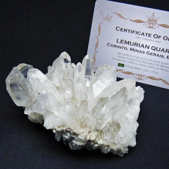 レムリアンシード 水晶 クラスター 原石 ブラジル ミナスジェライス州 コリント産 一点物 172-4191