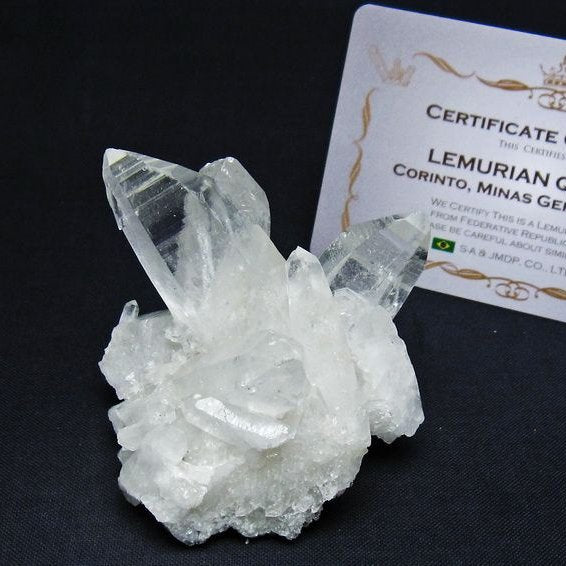 レムリアンシード 水晶 クラスター 原石 ブラジル ミナスジェライス州 コリント産 一点物 172-4194