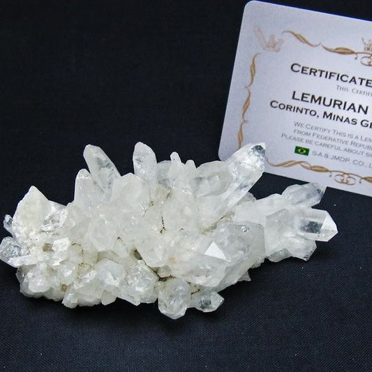 レムリアンシード 水晶 クラスター 原石 ブラジル ミナスジェライス州 コリント産 一点物 172-4195