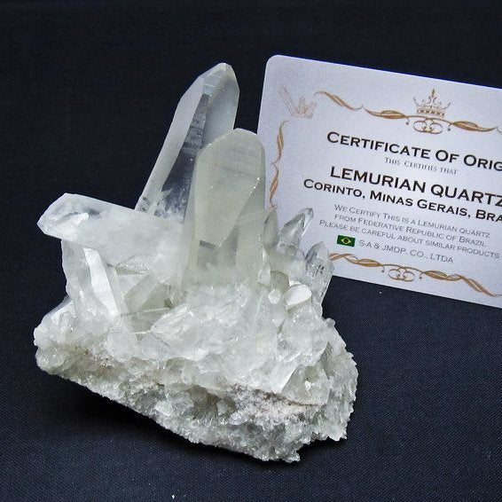 レムリアンシード 水晶 クラスター 原石 ブラジル ミナスジェライス州 コリント産 一点物 172-4199