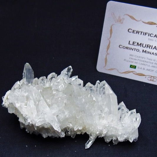 レムリアンシード 水晶 クラスター 原石 ブラジル ミナスジェライス州 コリント産 一点物 172-4201