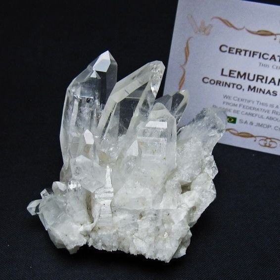 レムリアンシード 水晶 クラスター 原石 ブラジル ミナスジェライス州 コリント産 一点物 172-4205