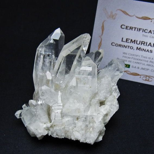 レムリアンシード 水晶 クラスター 原石 ブラジル ミナスジェライス州 コリント産 一点物 172-4205