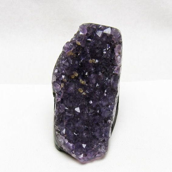 アメジスト クラスター ウルグアイ産 カルサイト共生 アメジスト 原石 amethyst 一点物 172-4210