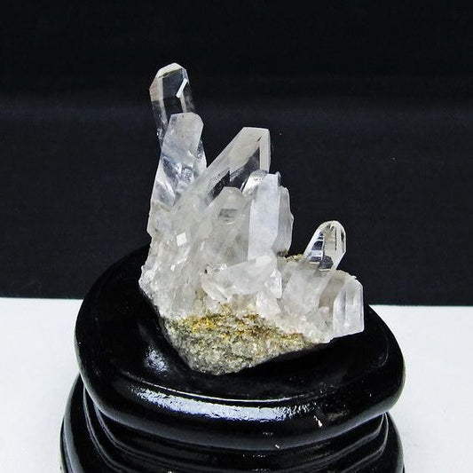 水晶 クラスター マダガスカル産 台座付属 一点物 172-4278