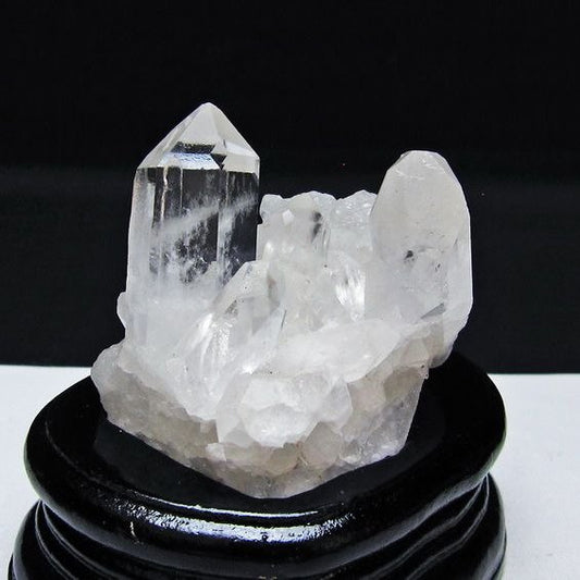 水晶 クラスター マダガスカル産 台座付属 一点物 172-4291