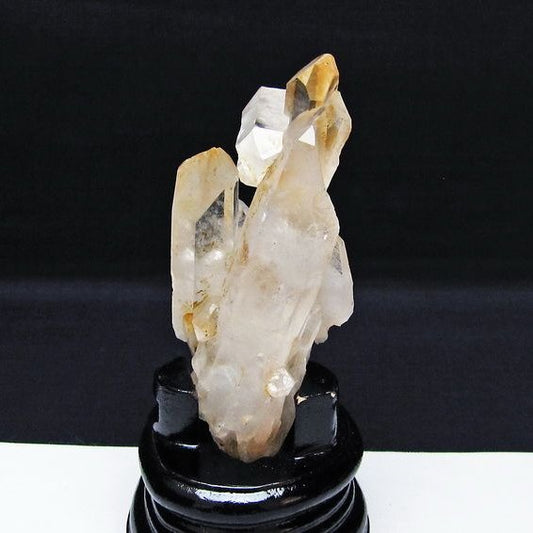 水晶 クラスター マダガスカル産 台座付属 水晶 原石 レムリアンシード 一点物 172-4303