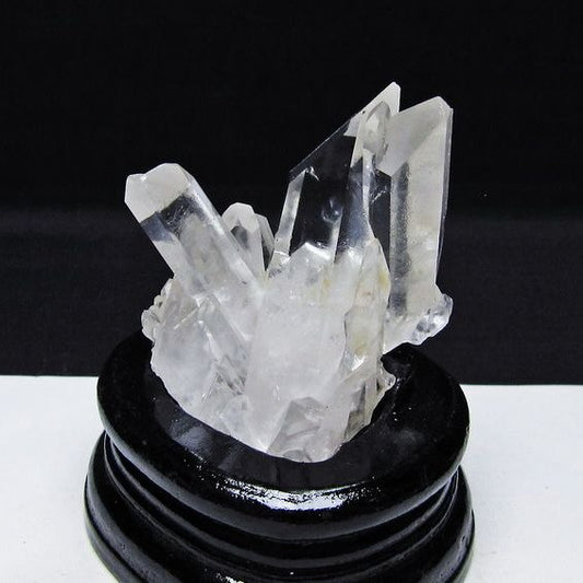 水晶 クラスター マダガスカル産 台座付属 水晶 原石 レムリアンシード 一点物 172-4328