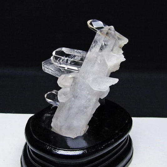 水晶 クラスター マダガスカル産 台座付属 水晶 原石 レムリアンシード 一点物 172-4330