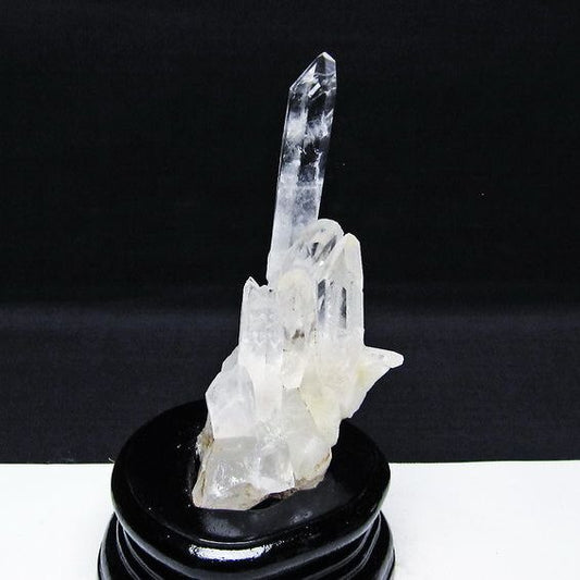 水晶 クラスター マダガスカル産 台座付属 水晶 原石 レムリアンシード 一点物 172-4336