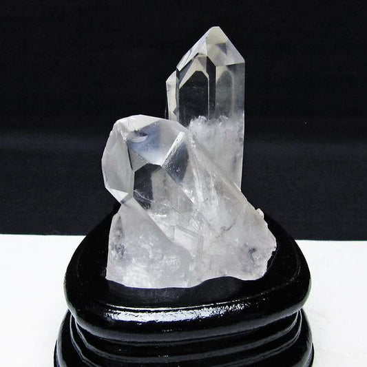 水晶 クラスター マダガスカル産 台座付属 水晶 原石 レムリアンシード 一点物 172-4347