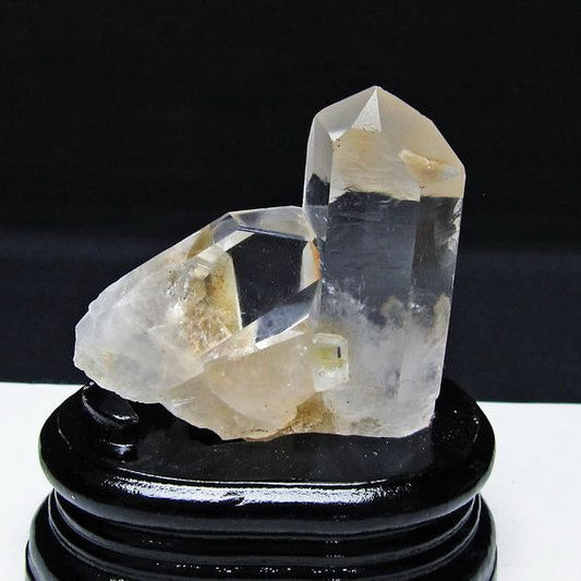 水晶 クラスター マダガスカル産 台座付属 水晶 原石 レムリアンシード 一点物 172-4350