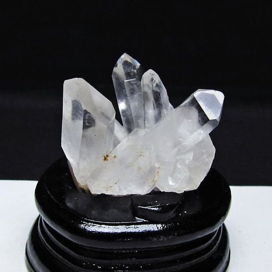 水晶 クラスター マダガスカル産 台座付属 水晶 原石 レムリアンシード 一点物 172-4361