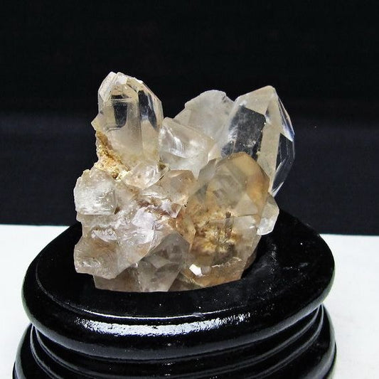 水晶 クラスター マダガスカル産 台座付属 水晶 原石 レムリアンシード 一点物 172-4362