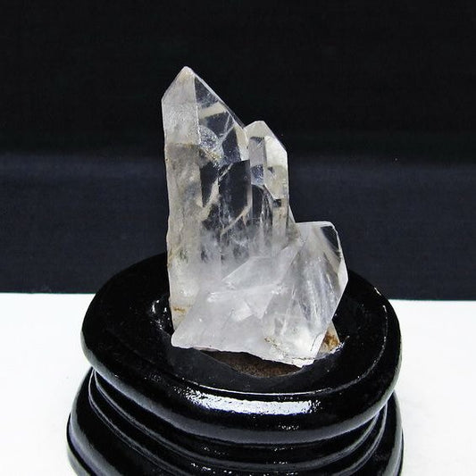 水晶 クラスター マダガスカル産 台座付属 水晶 原石 レムリアンシード 一点物 172-4363